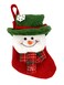 Christmas Snowman Stocking 23cm