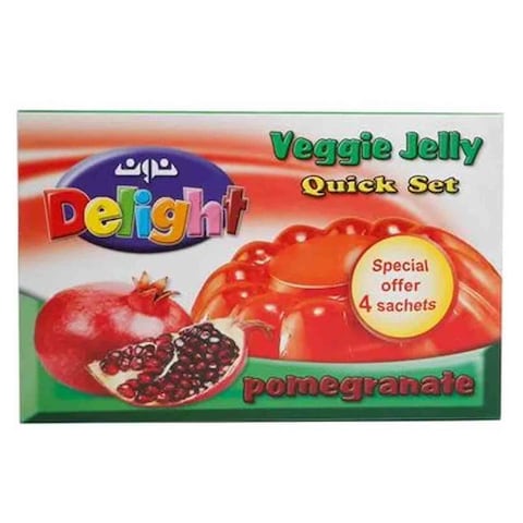 Noon Delight Jelly Vegetable Pomegranate 85 Gram 4 Bag
