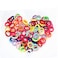100PCS 20 Colors Toddler Hair Ties for Girls Kids, Baby Hair Ties, Elastic Hair Bands Ponytail Holder, Soft Seamless Small Hair Ties Diameter 1.25 Inch by NANTuYo