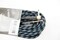 Mike Music 1/4 Inch Tweed Cloth Jacket Right-Angle Guitar Instrument Cable - 10Meter (Blue) (10 meter, Blue)