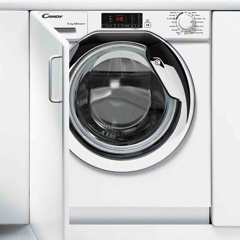 Candy Front Load Built-in Washer Dryer 8kg CBWD 8514DC White