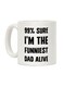 muGGyz World's Best Ojiichan Printed Ceramic Coffee Mug White/Black/Red 8x9.5x8centimeter