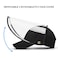 Generic-Protective Cap with Removable Rotatable Transparent Face Shield Cover Men Women Full Face Hat for Camping Hiking Fishing Travel