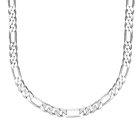 Shining Jewel - Italian Fine Silver Link Chain 24-Inch SJ-212702