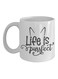 muGGyz Printed Ceramic Coffee Mug White