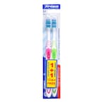 Buy Trisa Flexible Medium Toothbrush Multicolour 2 PCS in UAE