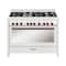 Glemgas Gas Cooker MGW626RD Silver/Black 100x60cm