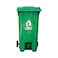 Plastic Pedal Dust Bin 120 Liters - Green 