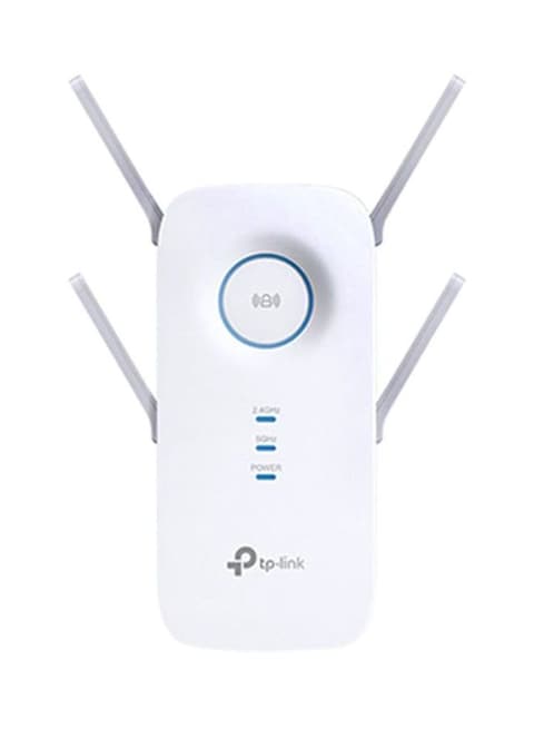 TP-Link Re650 Ac2600 Wifi Range Extender, Up To 2600Mbps, Dual Band, Works With Any Wi-Fi Router White