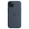 Apple Silicone Case Cover With MagSafe For iPhone 15 Plus Storm Blue
