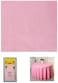 Generic Beautiful Plastic Table Cover -Pink Colour- (137X182cm) (Pack Of 12 Unit)