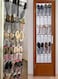 Generic Multipurpose Hanging Organizer Rack White/Black 150X55cm