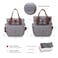Little Story Insulated Expandable Lunch Bag - Grey