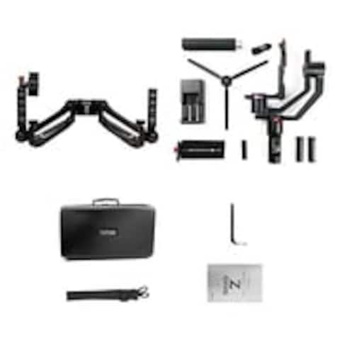 hohem Isteadygear Z Kit 3 Axis Handheld Camera Stabilizer Gimbal Dual Handle Control With App Settings Bt Connection Anti Shake Low Angle Photography Max. Load 2.5Kg / 5.5Lbs For Sony Canon, KDPTD6552