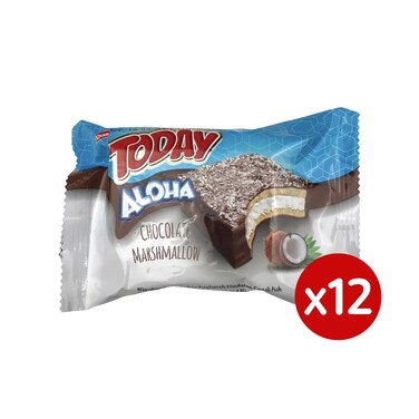 Today Aloha Chocolate Marshmallow - 40 gram - 12 Pieces