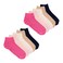 Solo Baby Girl Plain Socks - 0-6 Month - 5 Pairs - Assorted Colors + 5 Pairs Free