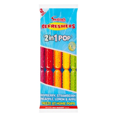 Swizzels Refreshers 2 In 1 Candy Pops 600ml
