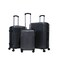 STARLIFE 3 Piece ABS Hard side Trolley Luggage Set Spinner Wheels with Number Lock