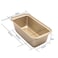 decdeal-Rectangle Toast Case Bread Mould Superior Carbon Steel Non-Stick Coating Ripple Bake Bread Mould