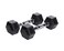 Prosportsae Rubber Hex Dumbbell in Kg- sold in pairs (4 KG)