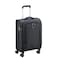 Delsey Caracas 4 Wheel Soft Casing Cabin Trolley 55cm Black
