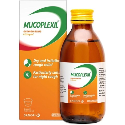 Mucoplexil Dry and irritating Cough Relief Syrup 150ml