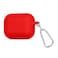 FOCUS Protective Shockproof Silicone Case Cover for Apple Airpods 3 3rd Generation Red