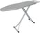 Bktd Ironing Board, Heat Resistant Cover Iron Board With Steam Iron Rest, Non-Slip Foldable Ironing Stand Heavy Sturdy Metal Frame Legs Iron Stand(29*85*133 cm), Silver Gray