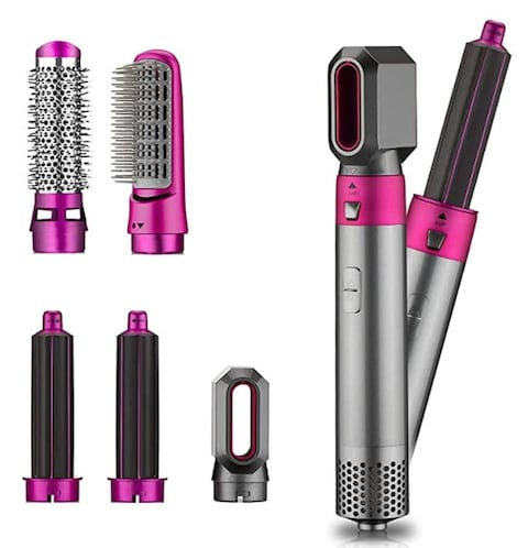 Hair Styler With 5 in 1 Multifunctional Hair Curler, Hair Dryer, Hair Straightner, Heated Hair Combing, Hair Smoothening Styling Tools etc.