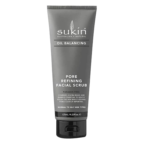 Sukin Oil Refing Facial Scrub Black 125ml