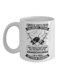 muGGyz Printed Ceramic Coffee Mug White