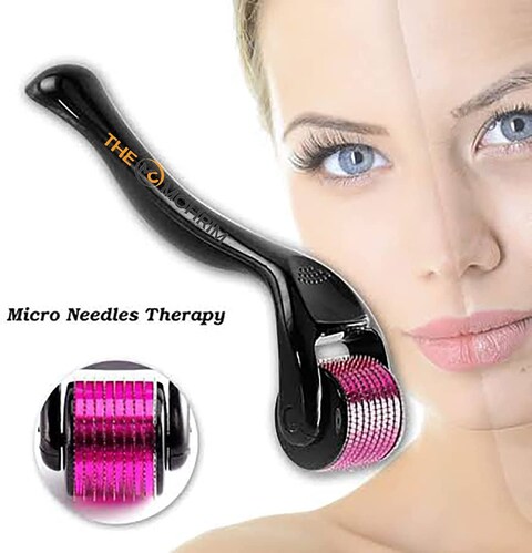The Mohrim Derma Roller Micro Needling System To Reduce Wrinkles, Sun Damage, Dark Spots, Scars, Stretch Marks To Use On Face, Eyes, Body