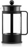 Bodum 1784-01 Kenya 4 Cup French Press Coffee Maker, Black, 0.5 L, 17 Oz