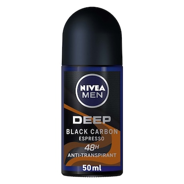 Nivea Deep Black Carbon Espresso Anti-Perspirant Roll-On - 50ml