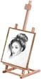 Generic Adjustable Tabletop H-Frame Wood Easel Assembled High-Quality Art Supplies For Artists Students School