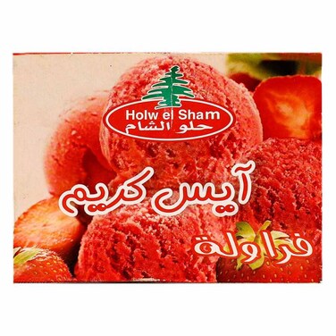 حلو الشام أيس كريم فراولة - 70جم