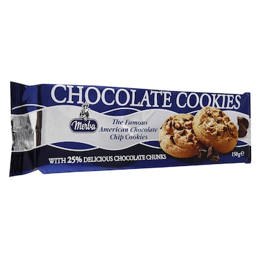 Merba American Chocolate Chip Cookies, 150g