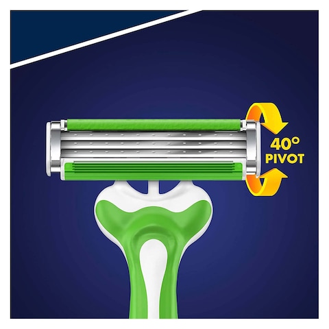 Gillette Blue 3 Sensitive Men Disposable Razors - 3 Count