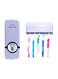 Kidcia Auto Squeezing Toothpaste Dispenser And Toothbrush Holder Set White 155X60X60ml