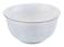 Shallow Porcelain Sahara   Bowl    with Gold Rim, White, 11.5 cm, TS-F1-15