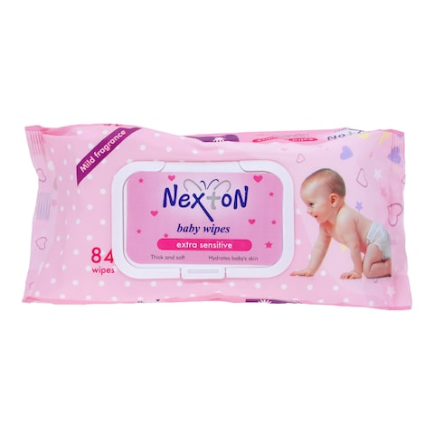 Buy Nexton Baby Wipes Extra Sensitive 84 Wipes Online Carrefour