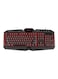 Xtrike Me Membrane Backlight Gaming Keyboard, Black