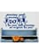 Spoil Your Wall Monkey See Monkey Do Wall Sticker Blue 100x50cm