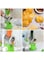 Multi-Function Rotary Grater Vegetable Cutter Red 0.64kg