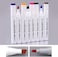 Generic 24 Colors Art Markers Set Dual Heads Broad Fine Point Based Marker Pens With Pp Storage Box