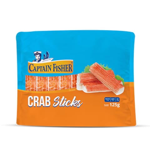 Captain Fisher Crab Sticks Surimi 125GR