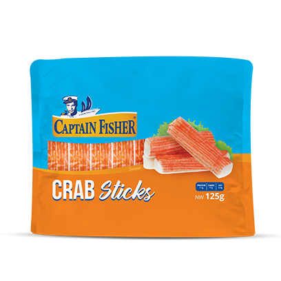 Captain Fisher Crab Sticks Surimi 125GR