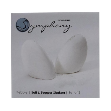 Symphony Salt And Pepper Shaker White 2 PCS