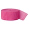 Bright Pink Crepe Streamer
