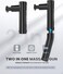 Fitindex Extend Massage Gun 2 In 1 Electric Hand Held Back Massager Gun - Black